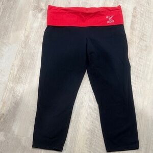 Gilly Hicks Blue and Red Capri Leggings